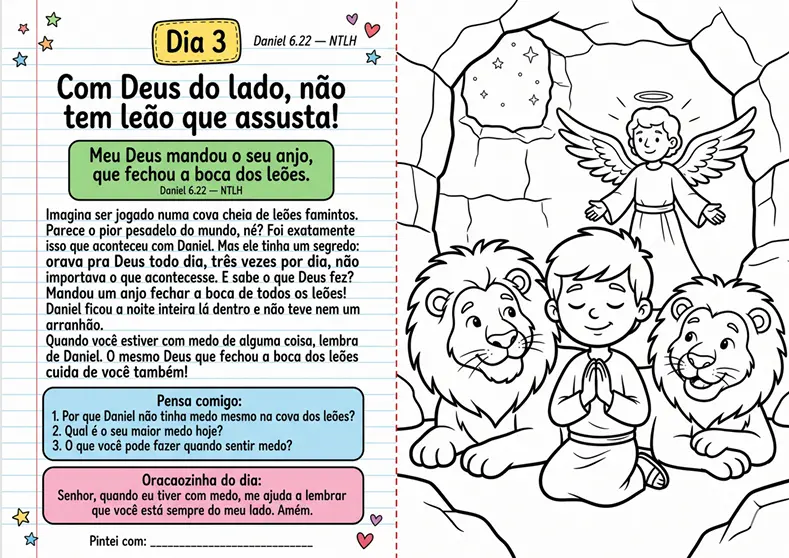 Página do devocional — Dia 3