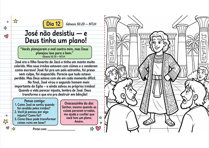 Página do devocional — Dia 12